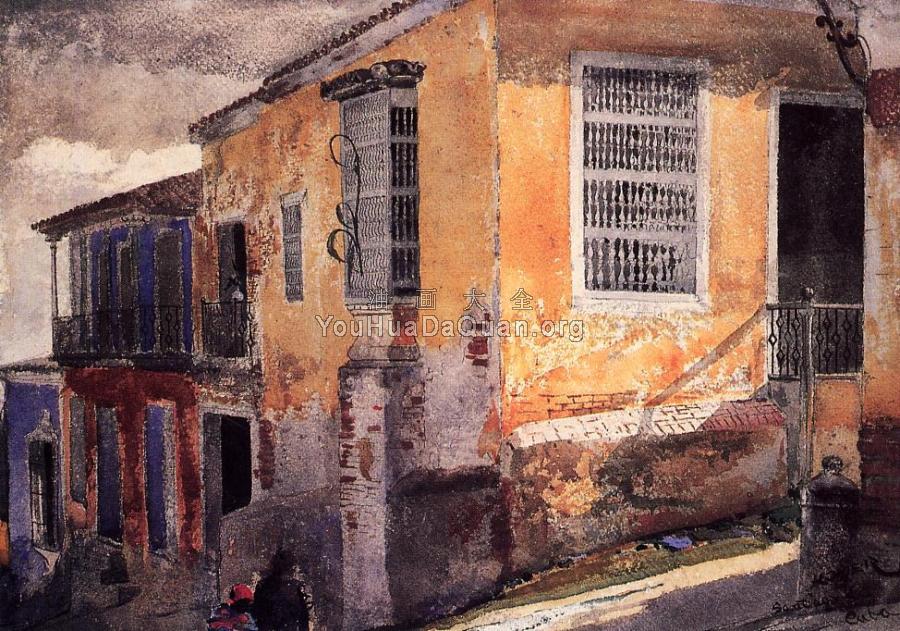 Street Corner, Santiago de Cuba - 温斯洛·荷默
